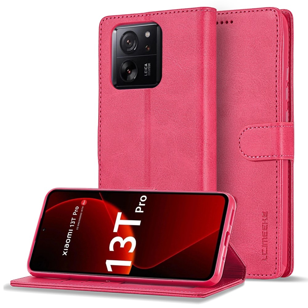 IMEEKE knížkové pouzdro na Xiaomi 13T/13T Pro - rose