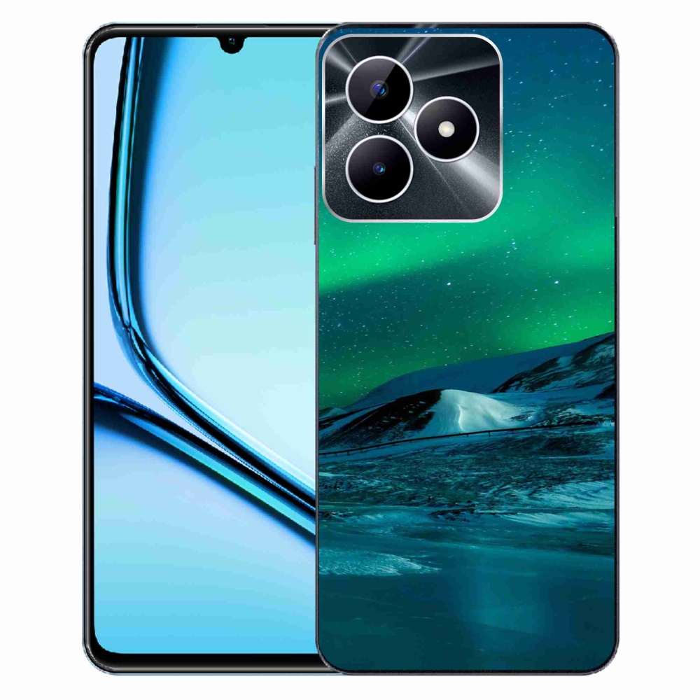Gelový kryt mmCase na Realme Note 50 - polární záře