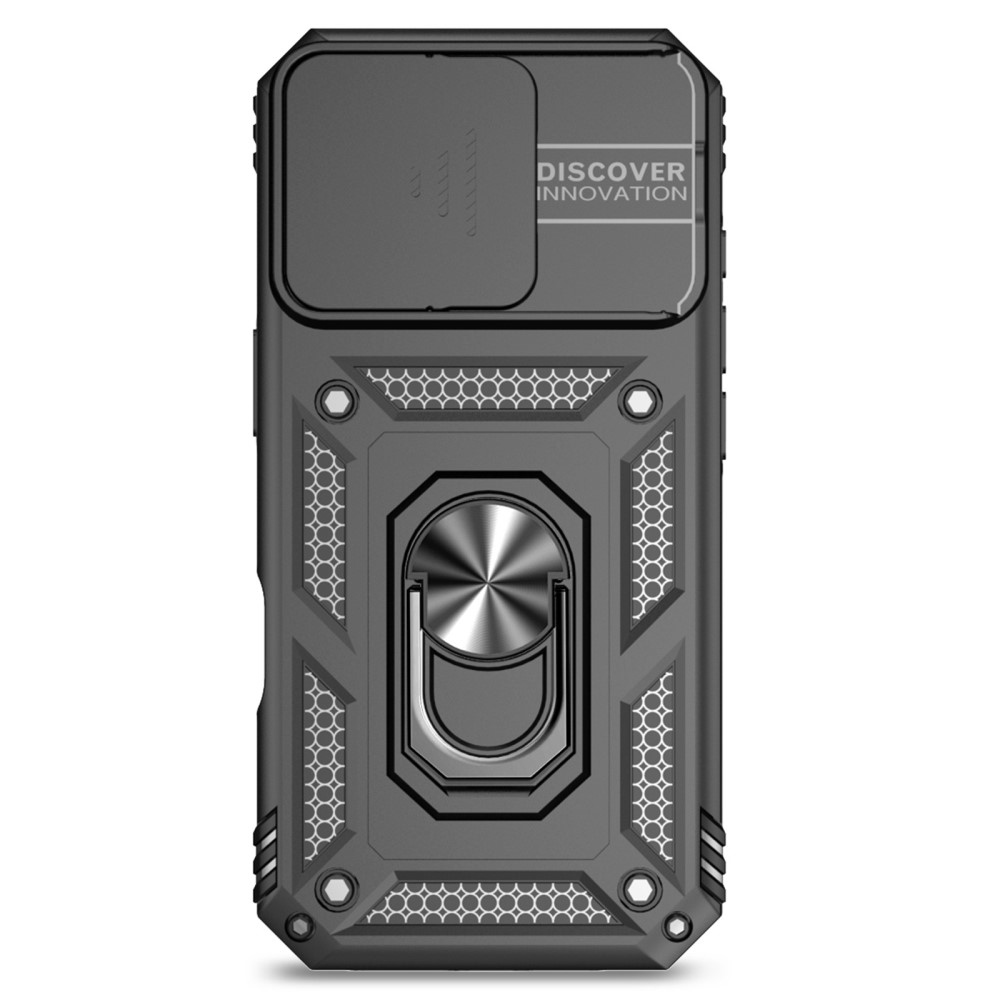 Slide odolný kryt na iPhone 16 Pro Max - černý