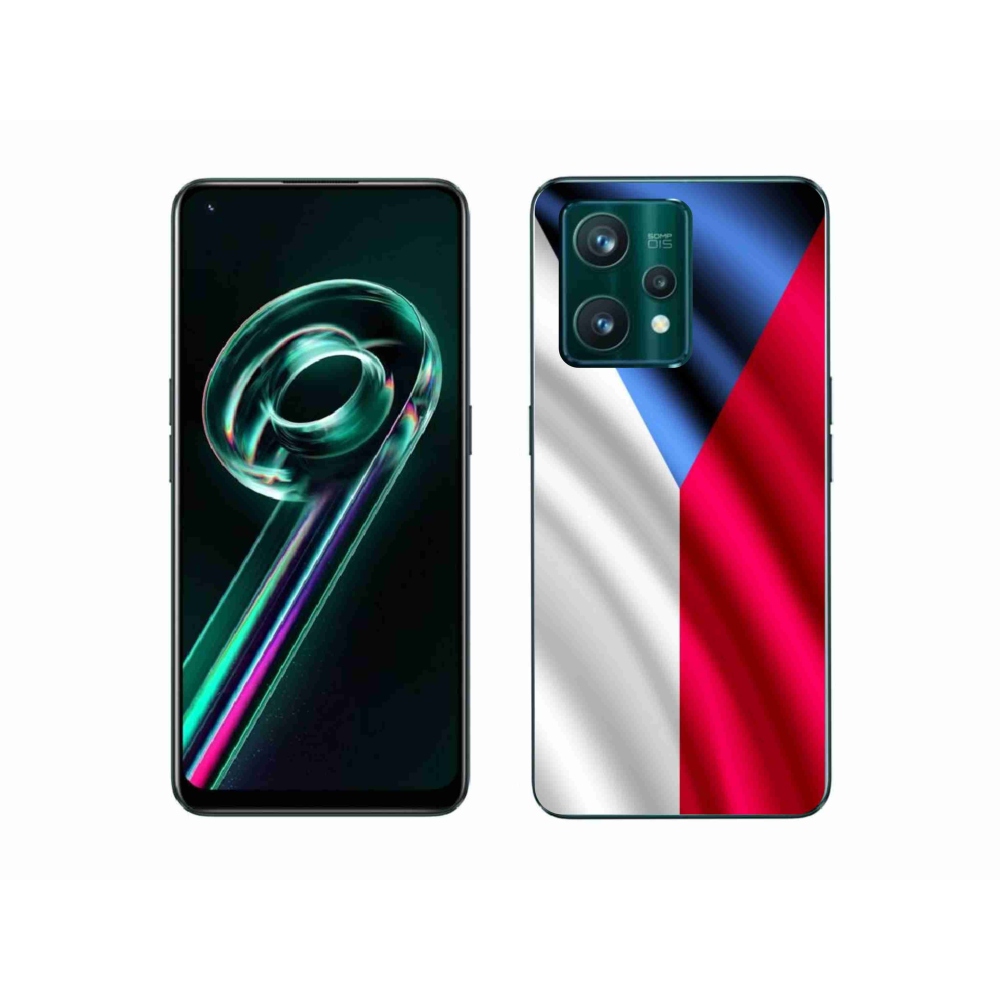 Gelový kryt mmCase na mobil Realme 9 Pro+ 5G - česká vlajka