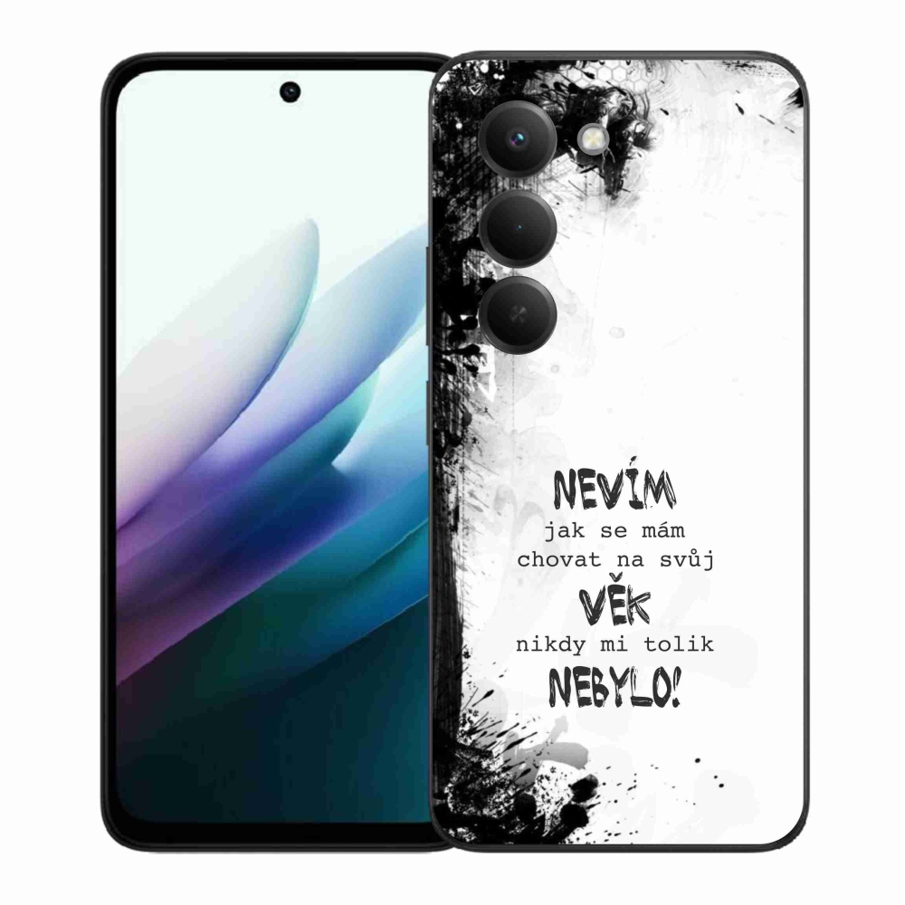 Gelový kryt mmCase na Xiaomi Redmi 15 4G/5G (171mm) - vtipný text 14 bílé pozadí