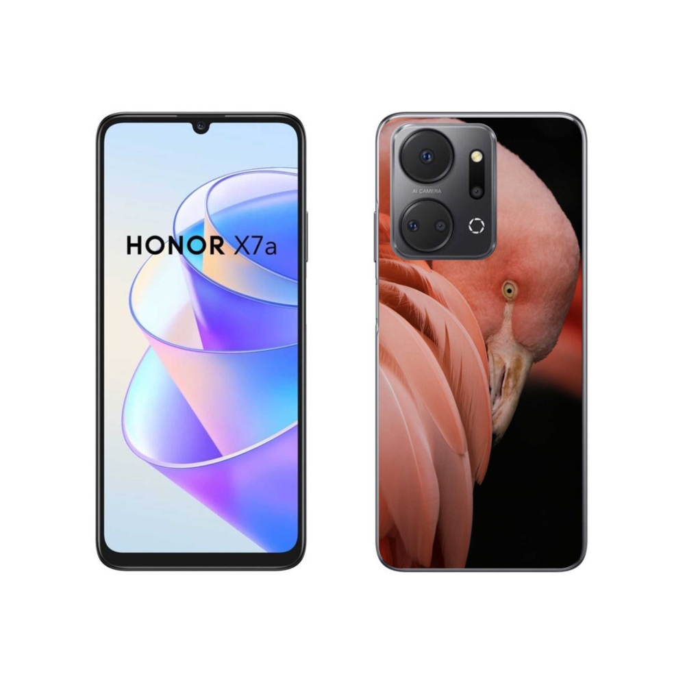 Gelový kryt mmCase na Honor X7a - plameňák 3