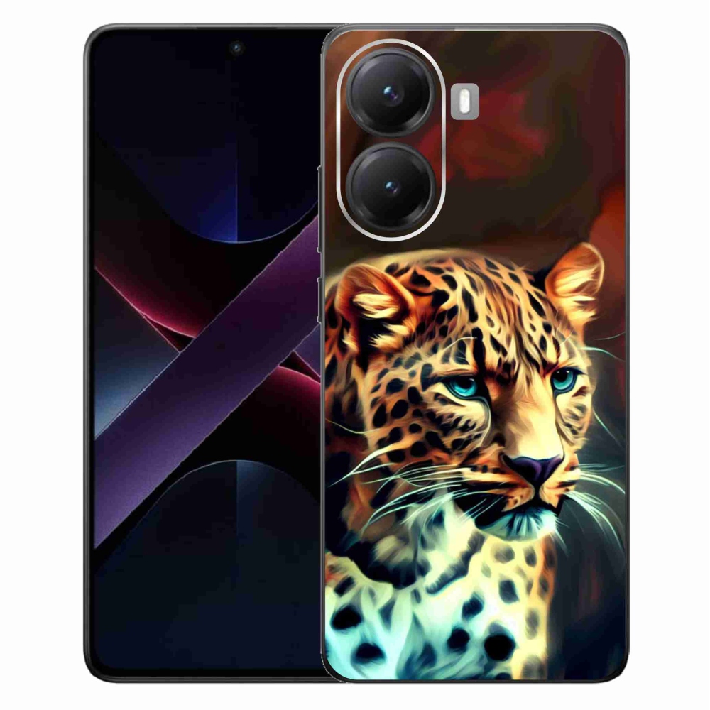 Gelový kryt mmCase na Xiaomi Poco X7 Pro 5G - leopard
