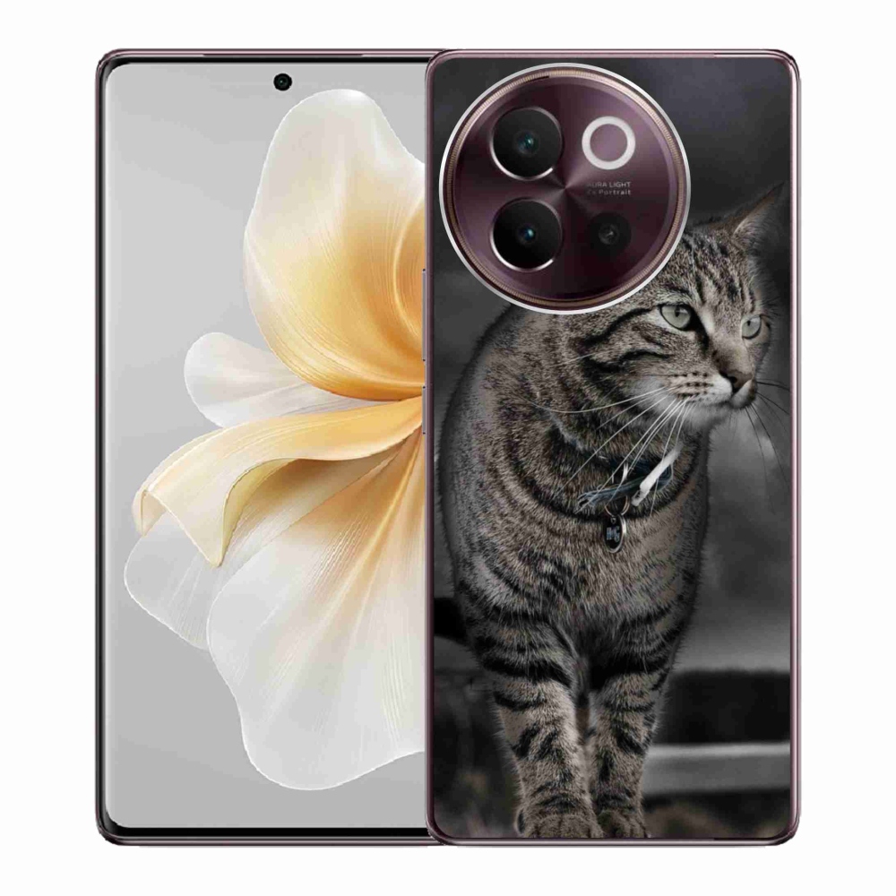 Gelový kryt mmCase na Vivo V40 Lite 5G - kočka