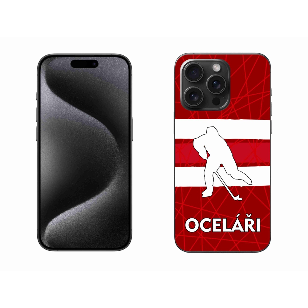 Gelový kryt mmCase na iPhone 15 Pro Max - Oceláři