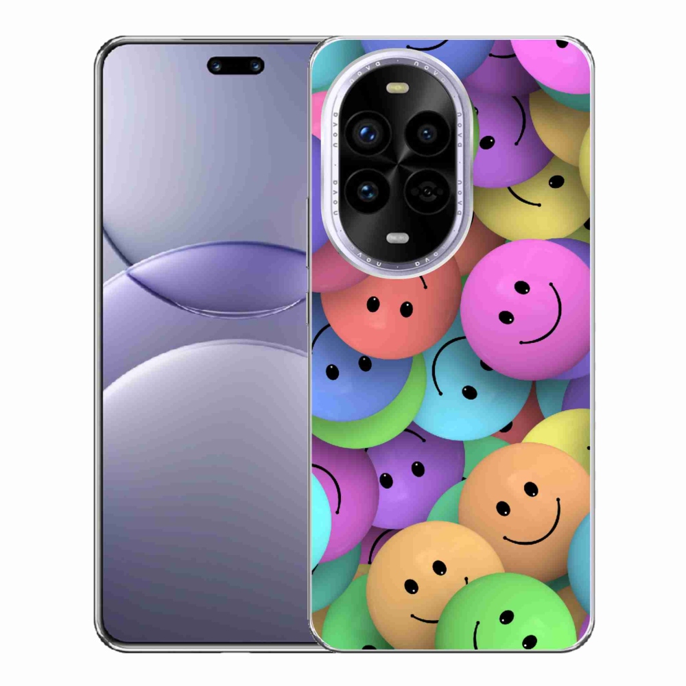 Gelový kryt mmCase na Huawei Nova 13 Pro 5G - barevní smajlíci