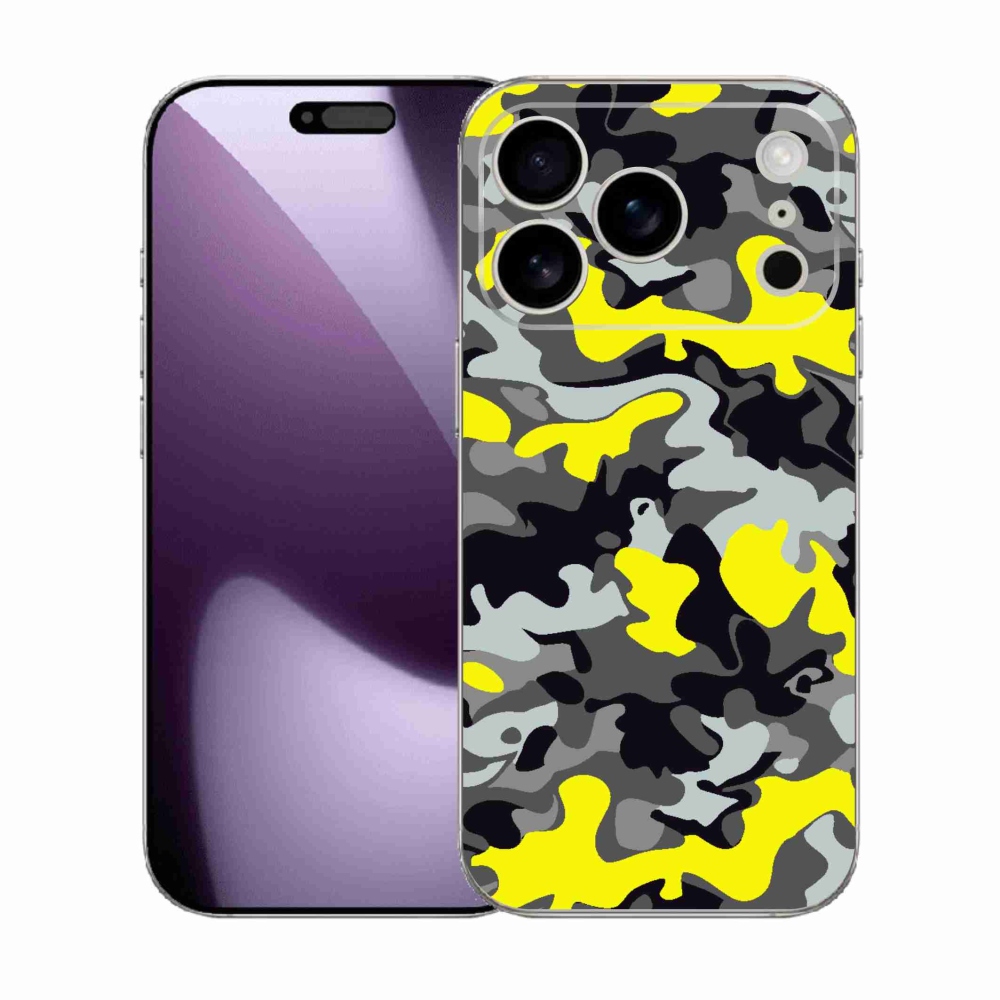 Gelový kryt mmCase na iPhone 17 Pro - maskáčový vzor 6
