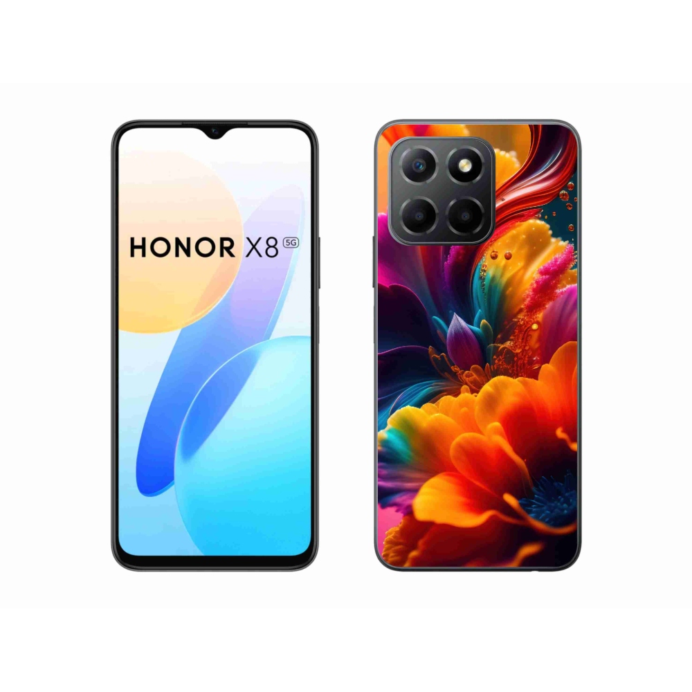 Gelový kryt mmCase na Honor X8 5G - abstraktní motiv 2