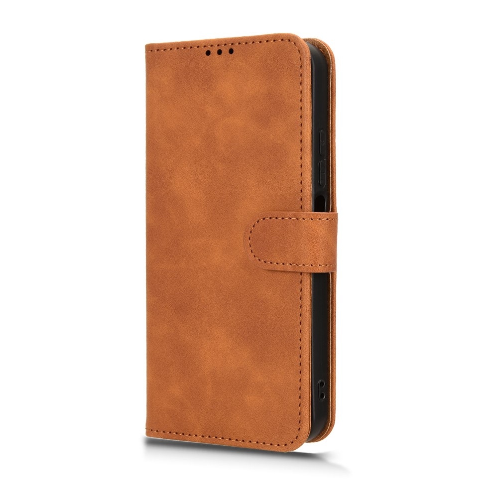 Feel knížkové pouzdro na Xiaomi Redmi 15C 4G/5G (173mm) - hnědé