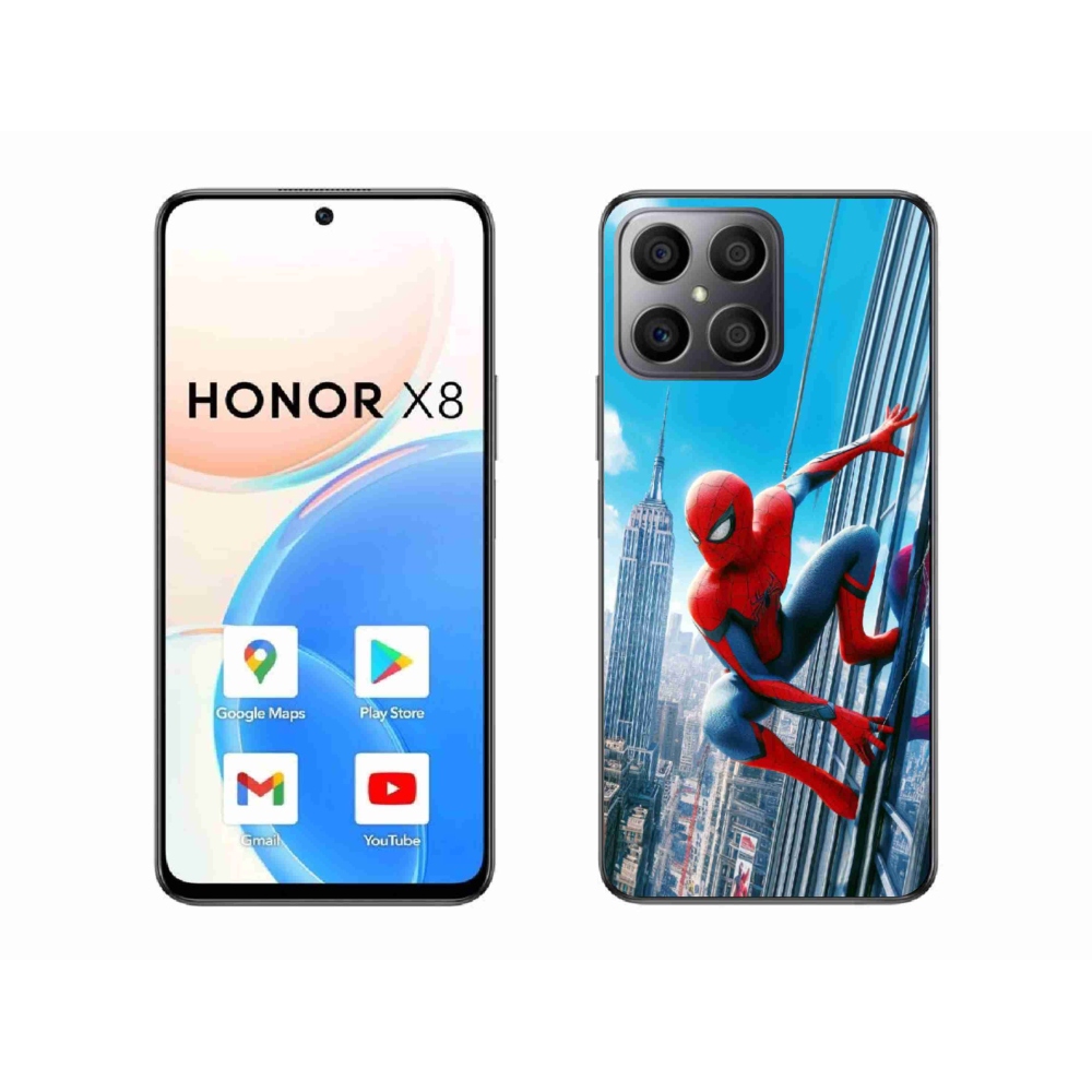 Gelový kryt mmCase na Honor X8 4G - spiderman