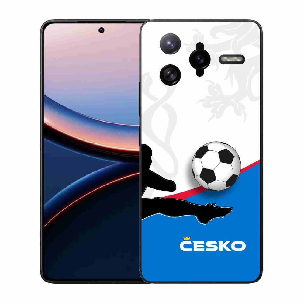 Gelový kryt mmCase na Xiaomi Poco F7 Ultra - fotbal Česko 3