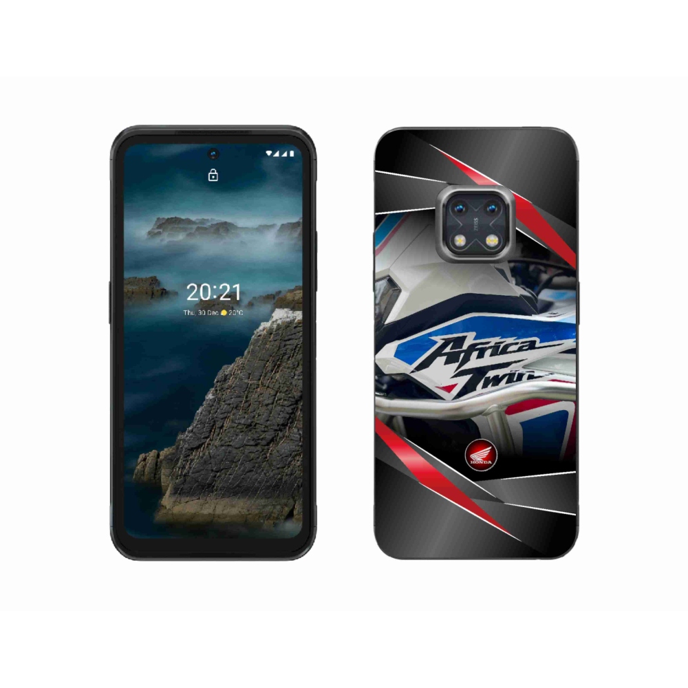 Gelový kryt mmCase na Nokia XR20 - motorka honda