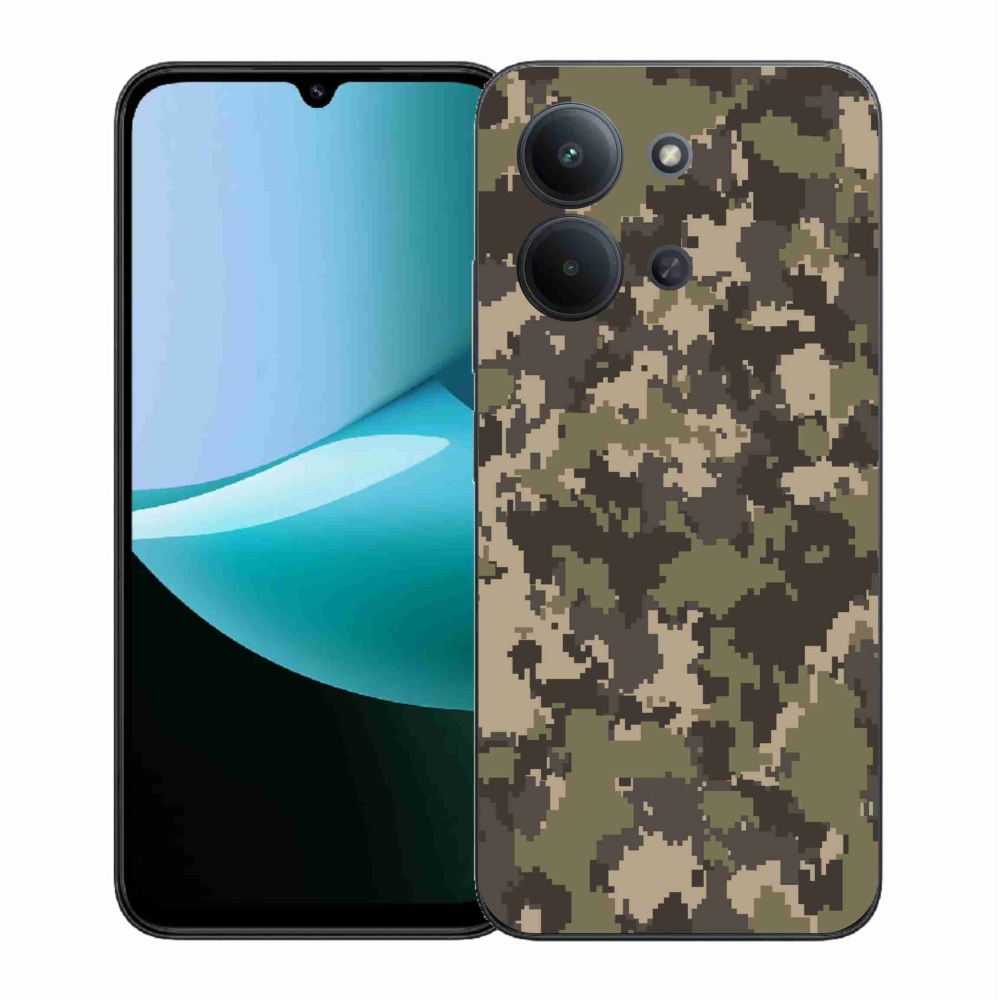 Gelový kryt mmCase na Xiaomi Redmi 15C 4G (171mm)/Poco C85 4G (171mm) - maskáčový vzor 12