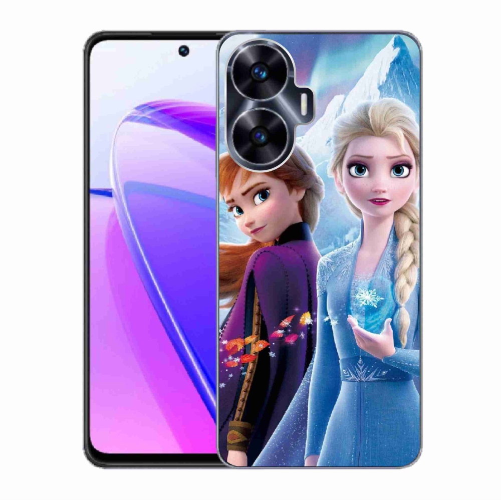 Gelový kryt mmCase na Realme C55 - ledové království 3