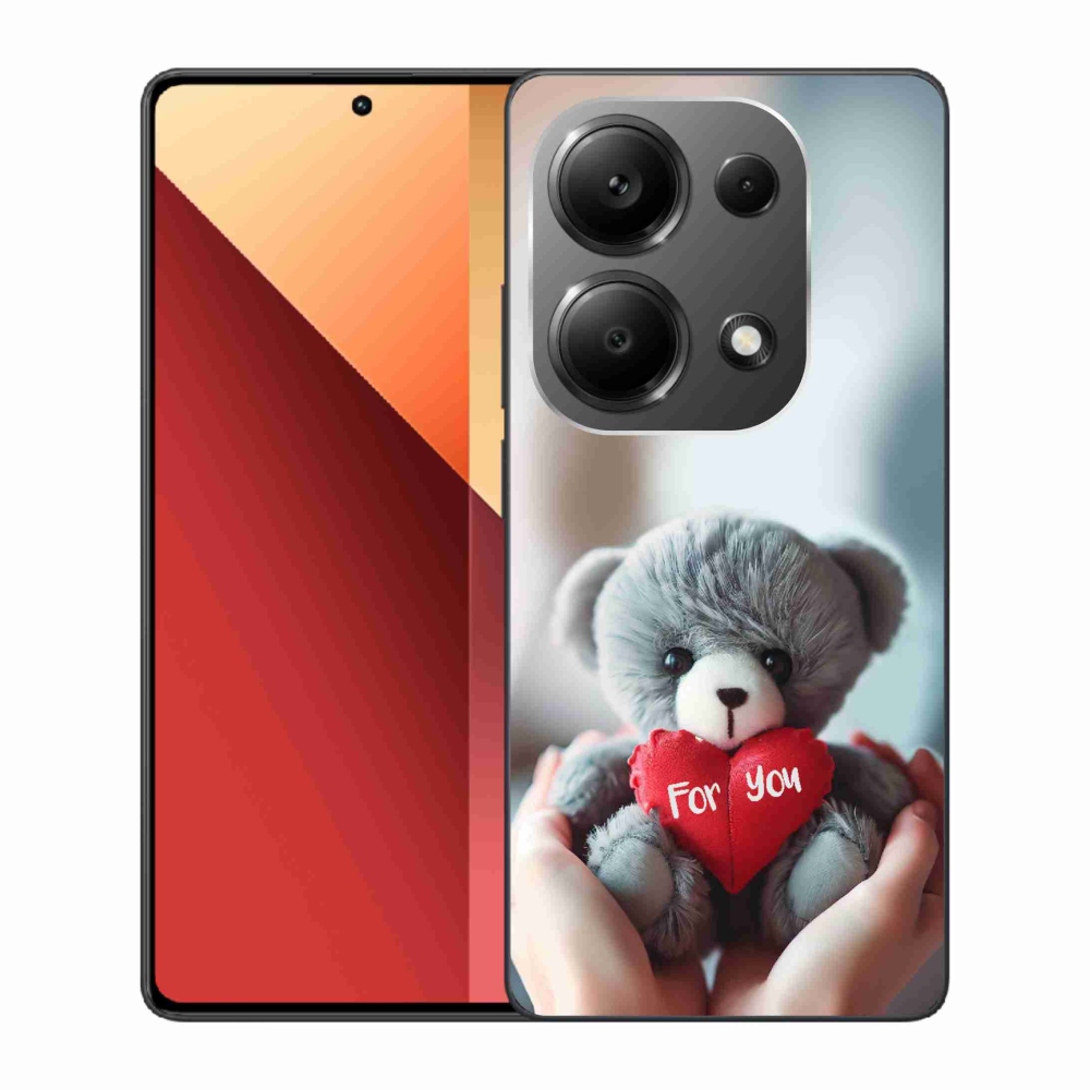 Gelový kryt mmCase na Xiaomi Redmi Note 13 Pro 4G/Poco M6 Pro - medvídek pro zamilované