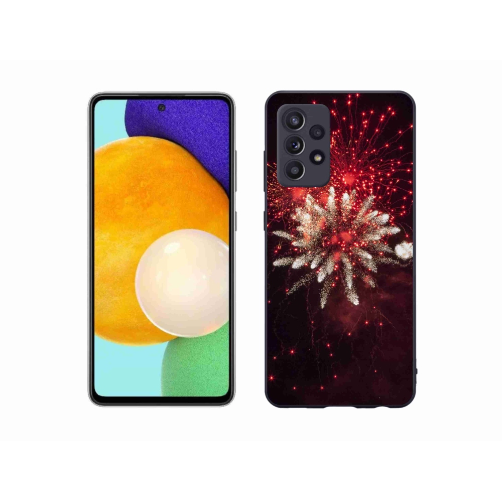 Gelový kryt mmCase na Samsung Galaxy A52s 5G - ohňostroj