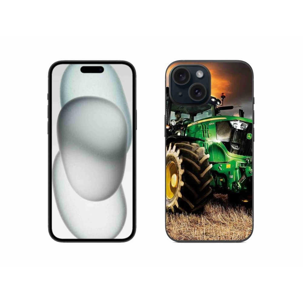 Gelový kryt mmCase na iPhone 15 - traktor