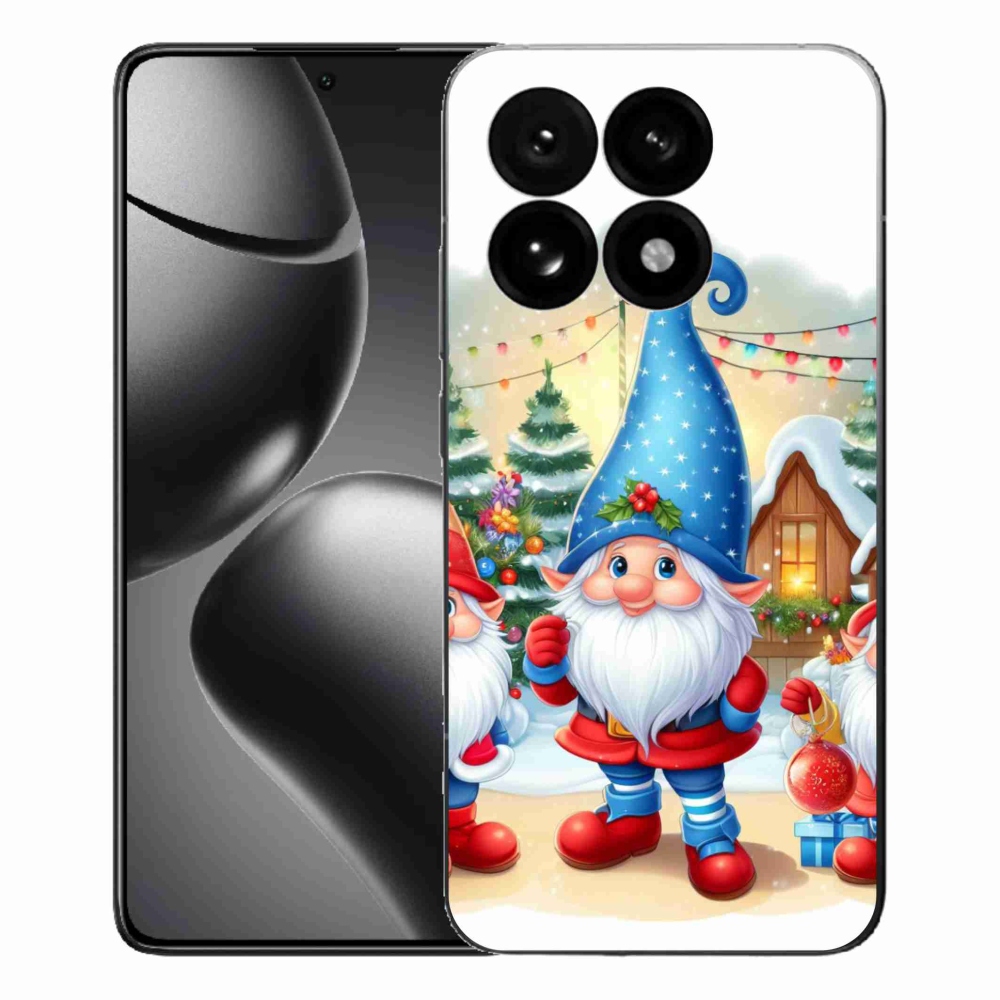 Gelový kryt mmCase na Xiaomi 15T - vánoční skřítci