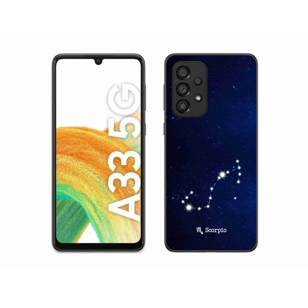 Gelový kryt mmCase na Samsung Galaxy A33 5G - souhvězdí Štíra