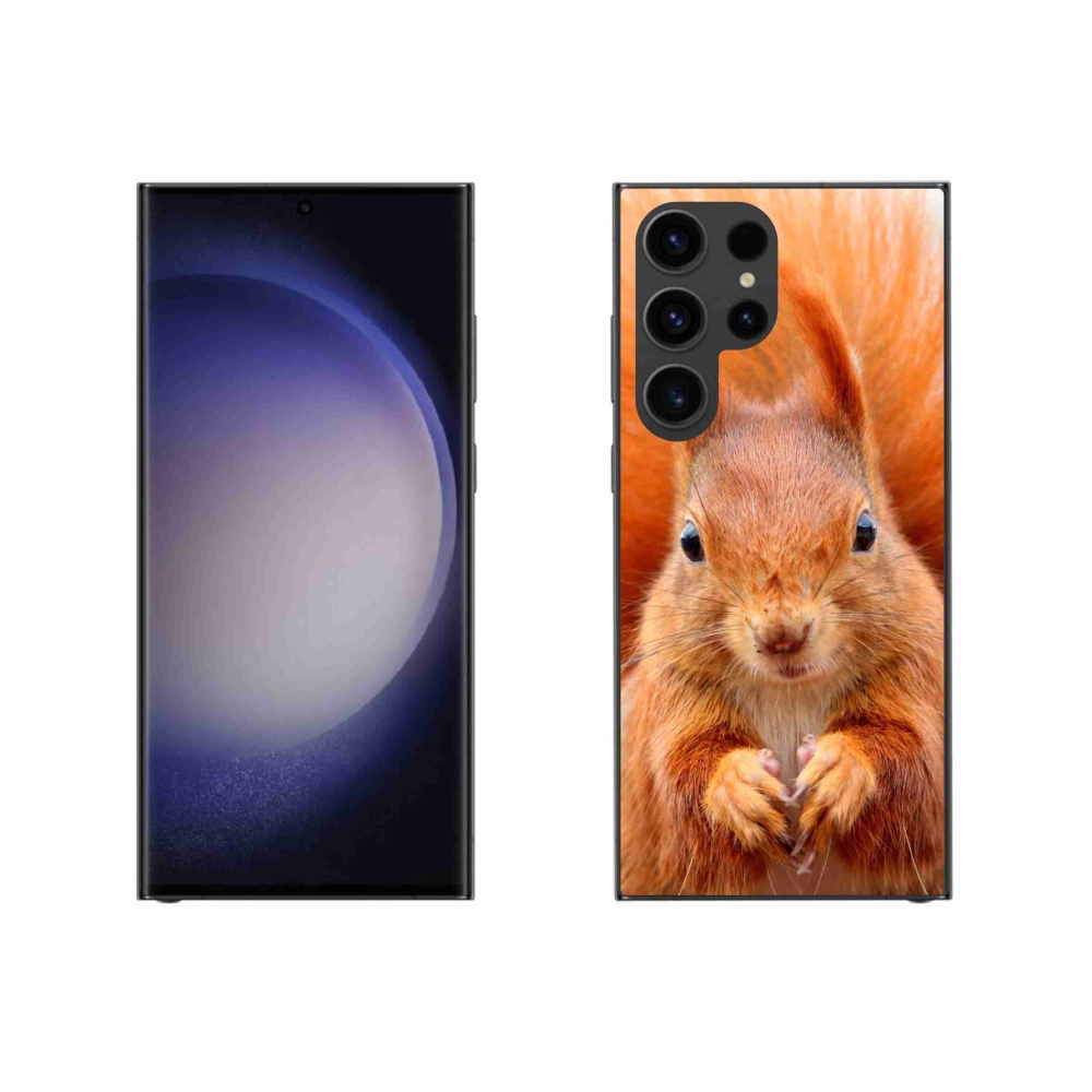 Gelový kryt mmCase na Samsung Galaxy S23 Ultra 5G - veverka