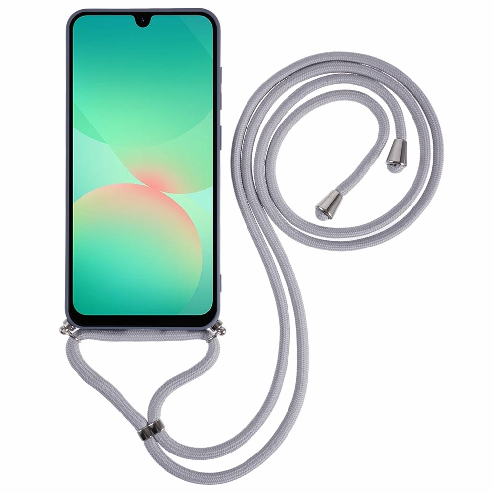 Lining gelový obal se šňůrkou na Samsung Galaxy A17 5G - šedý