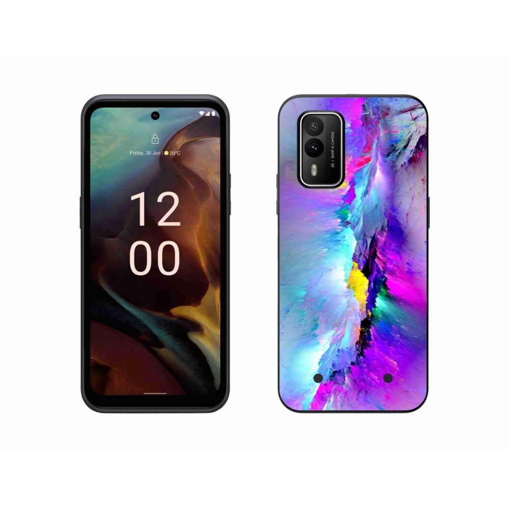 Gelový kryt mmCase na Nokia XR21 - abstrakt