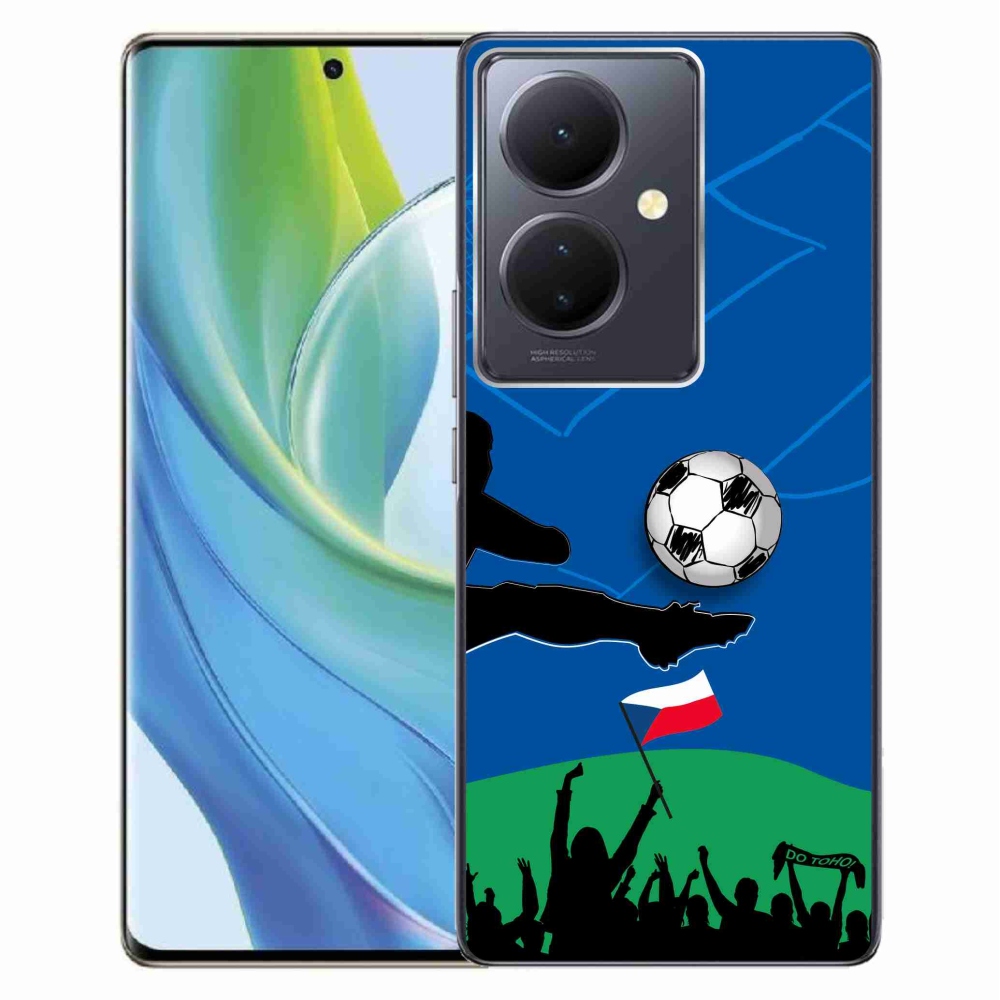 Gelový kryt mmCase na Vivo V29 Lite 5G - fanoušci fotbalu