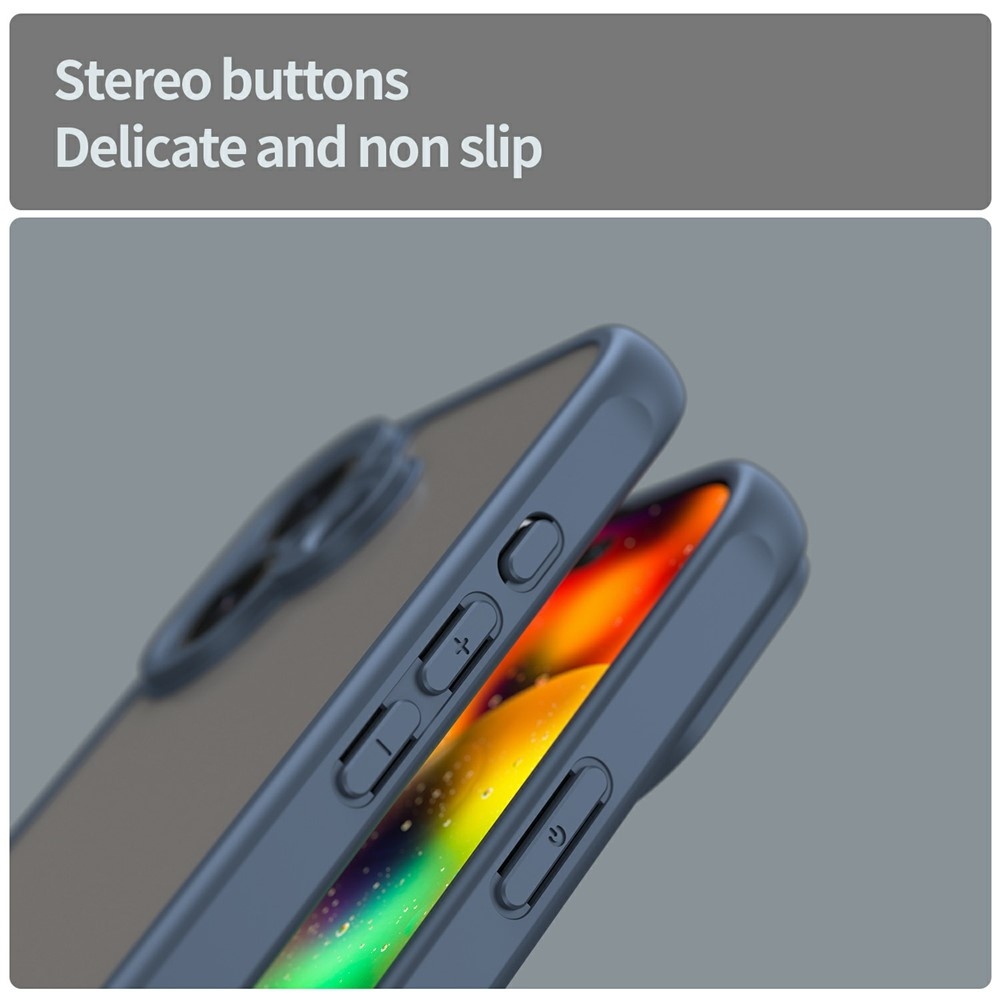 Proof gelový obal s pevnými zády na iPhone 17 - modrý