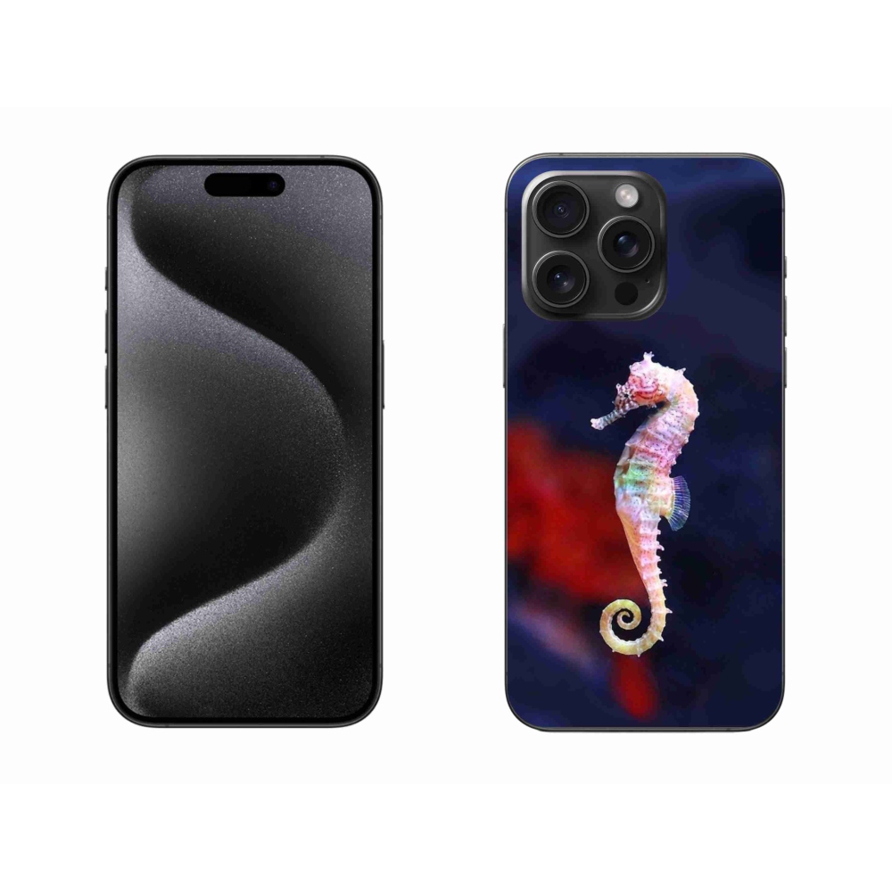 Gelový kryt mmCase na iPhone 15 Pro Max - mořský koník
