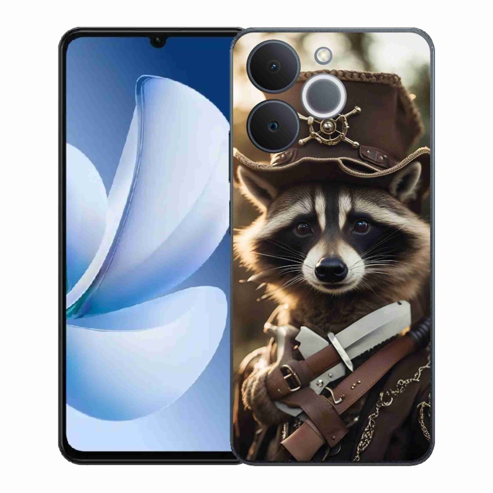 Gelový kryt mmCase na Realme Note 70T - mýval v uniformě