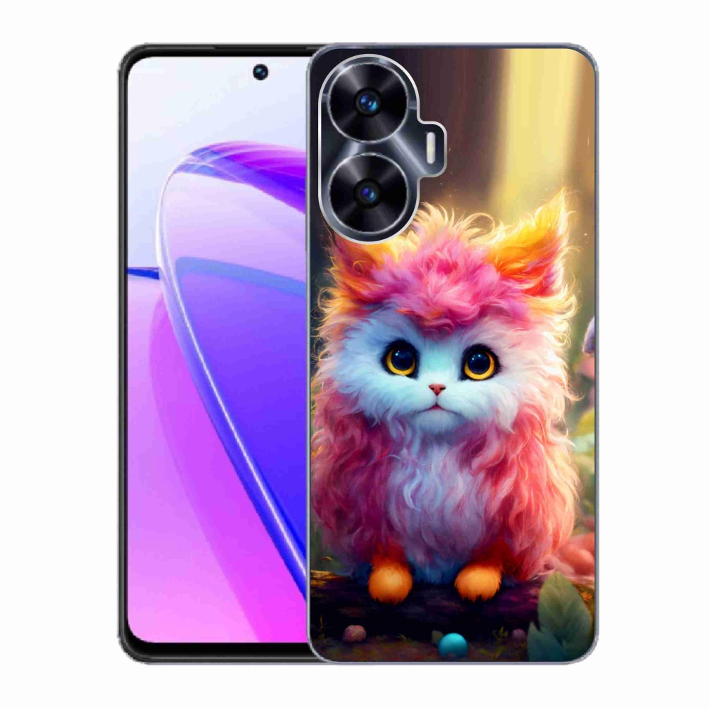 Gelový kryt mmCase na Realme C55 - roztomilé kotě 5