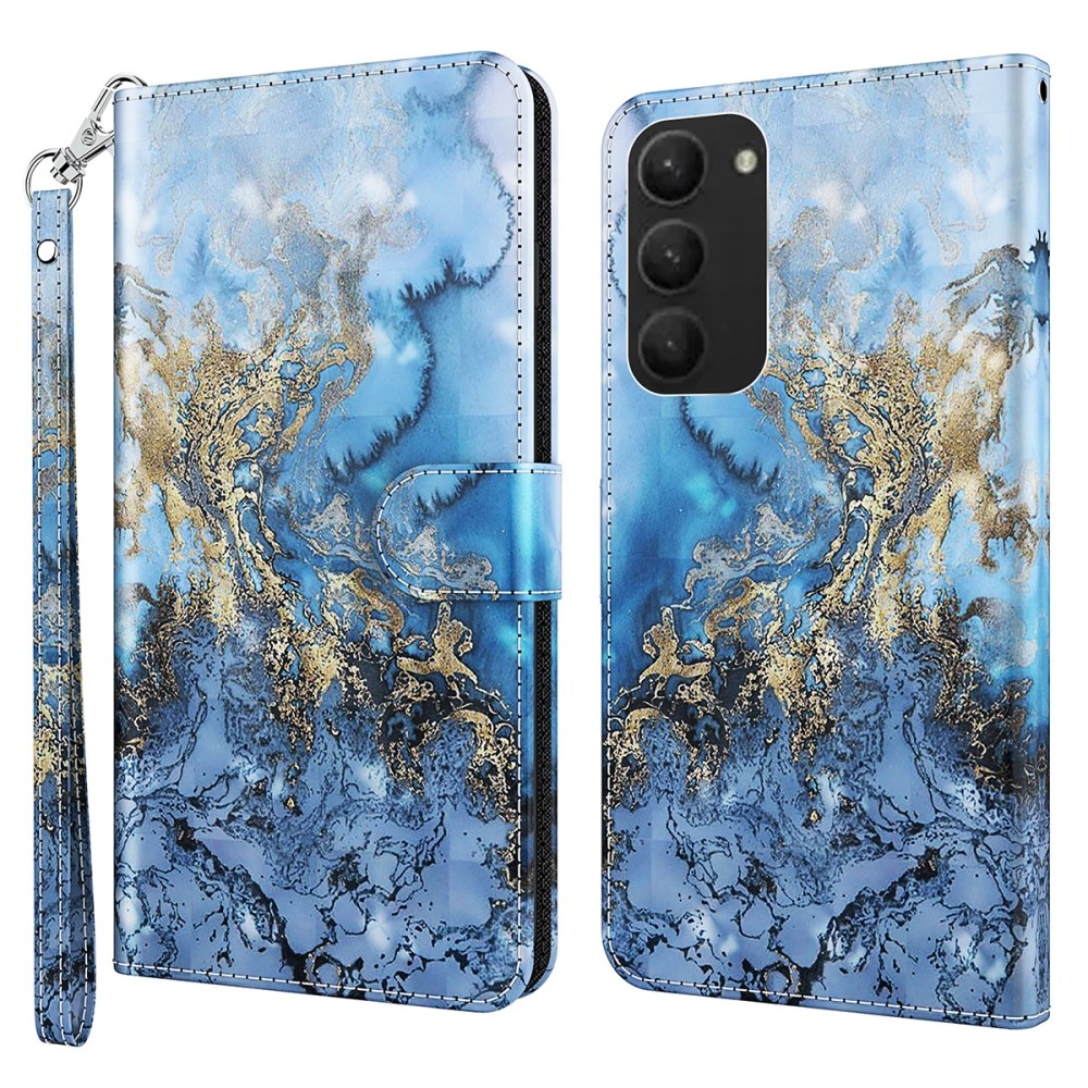 Print knížkové pouzdro na Samsung Galaxy S24+ - abstraktní vzor