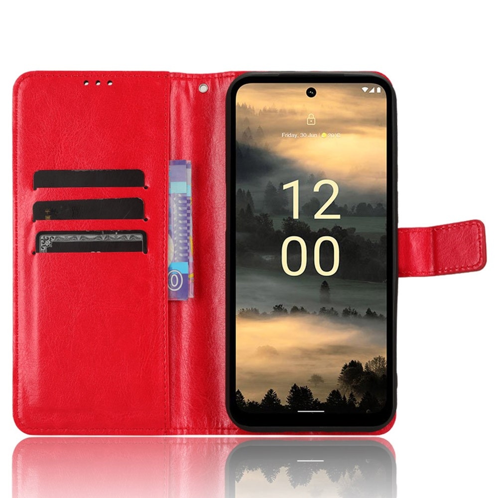 Horse knížkové pouzdro na Nokia XR21 - červené