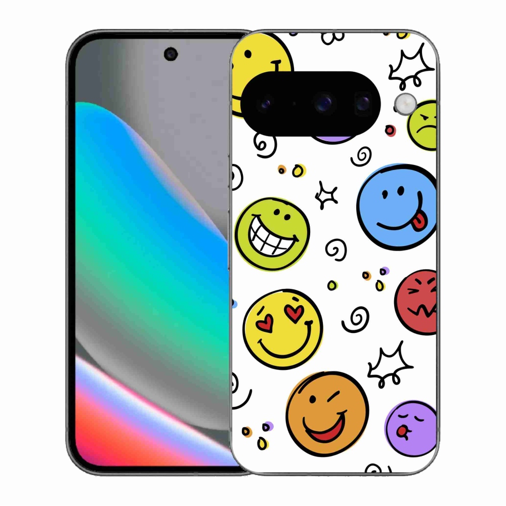 Gelový kryt mmCase na Google Pixel 10 - smajlíci