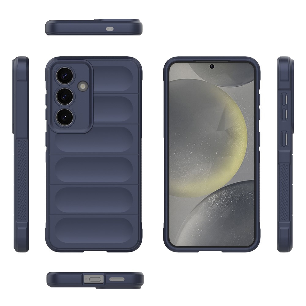 Rugg odolný gelový obal na Samsung Galaxy S25+ - tmavěmodrý