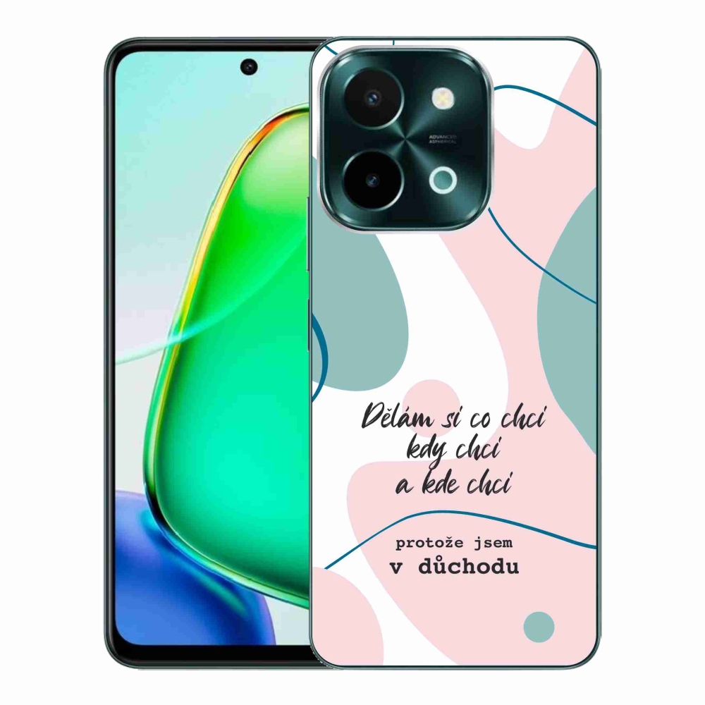 Gelový kryt mmCase na Vivo Y28 - vtipný text 10 bílé pozadí