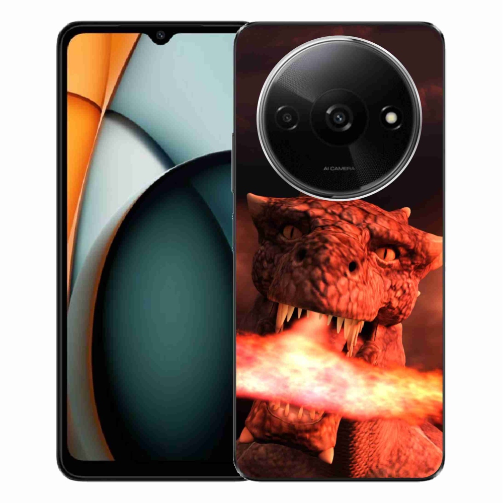Gelový kryt mmCase na Xiaomi Redmi A3 - drak