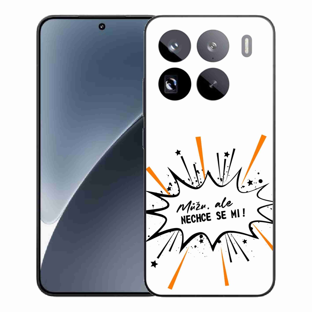 Gelový kryt mmCase na Xiaomi 15 Pro - vtipný text 11 bílé pozadí