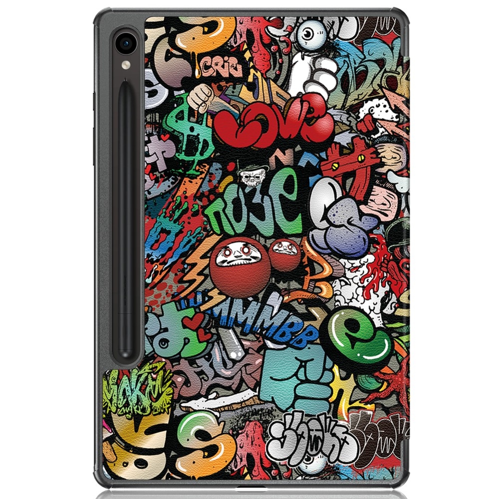 Print chytré zavírací pouzdro na Samsung Galaxy Tab S9/Tab S10 - graffiti