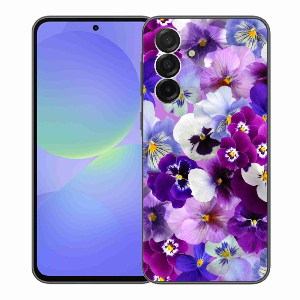 Gelový kryt mmCase na Samsung Galaxy A36 5G - květiny 9