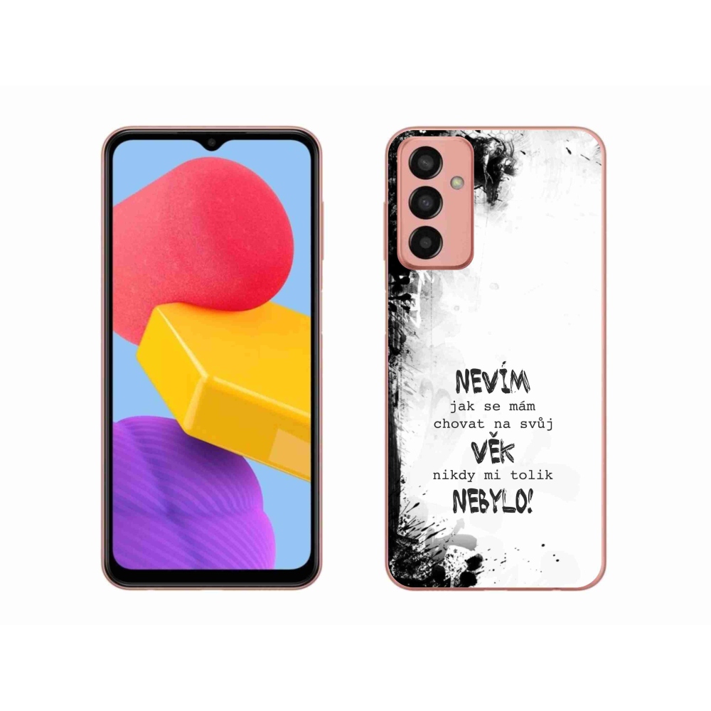 Gelový kryt mmCase na Samsung Galaxy M13 - vtipný text 14 bílé pozadí