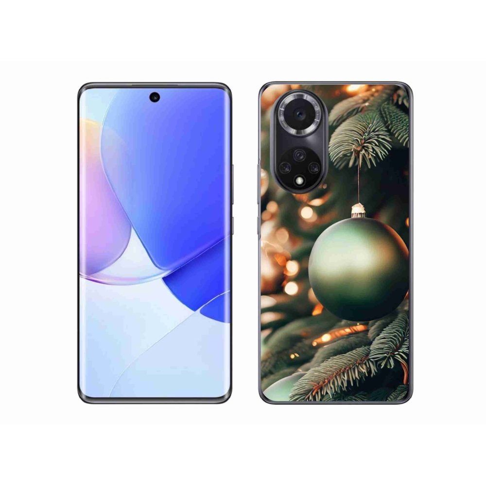 Gelový kryt mmCase na Huawei Nova 9 - vánoční ozdoby 1