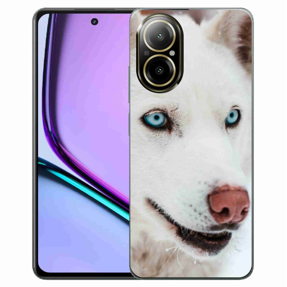 Gelový obal mmCase na Realme C67 - psí pohled
