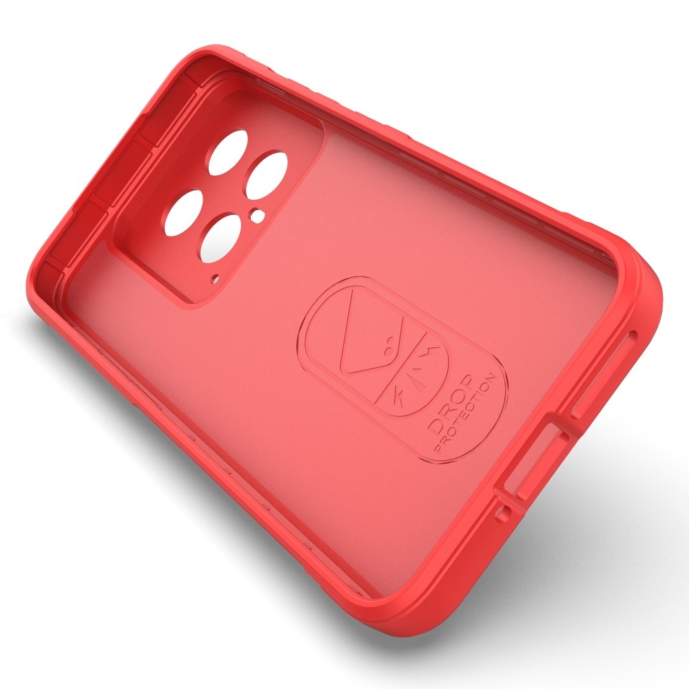 Rugg odolný gelový obal na Xiaomi 14 - červený