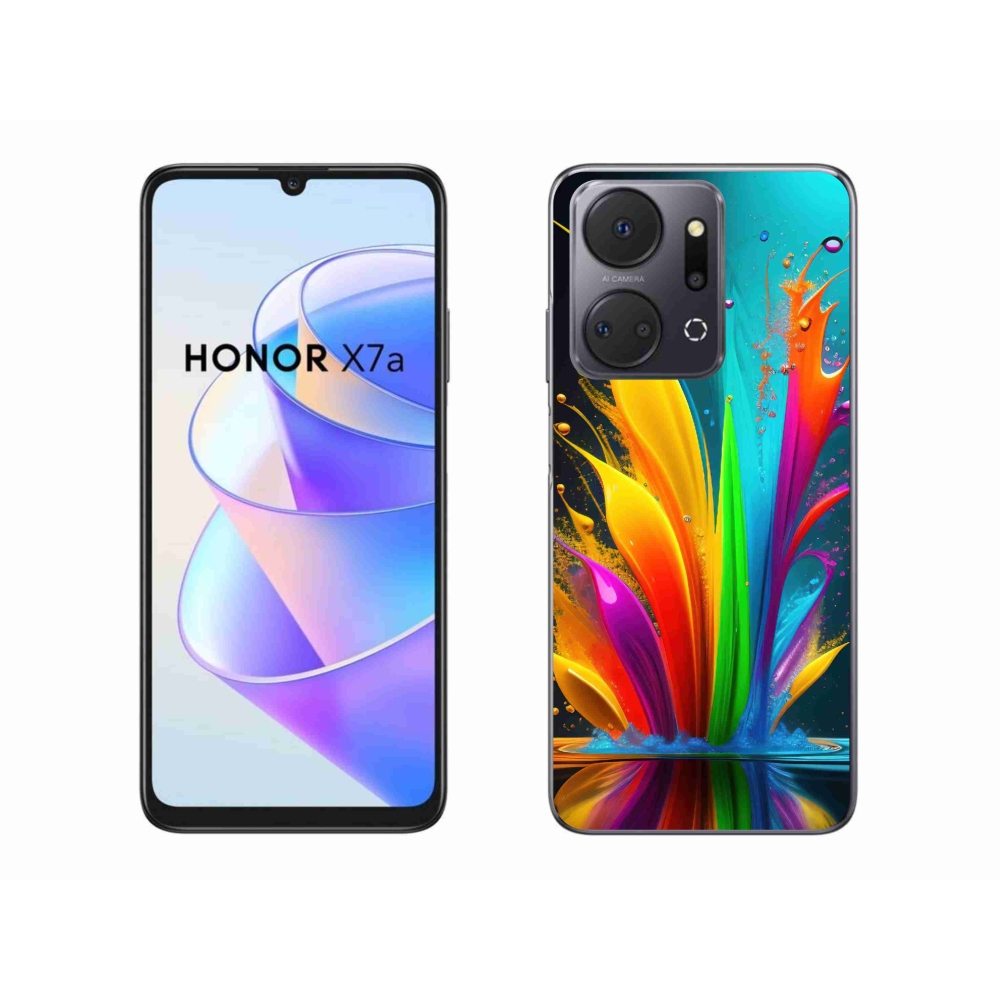 Gelový kryt mmCase na Honor X7a - abstraktní motiv 1