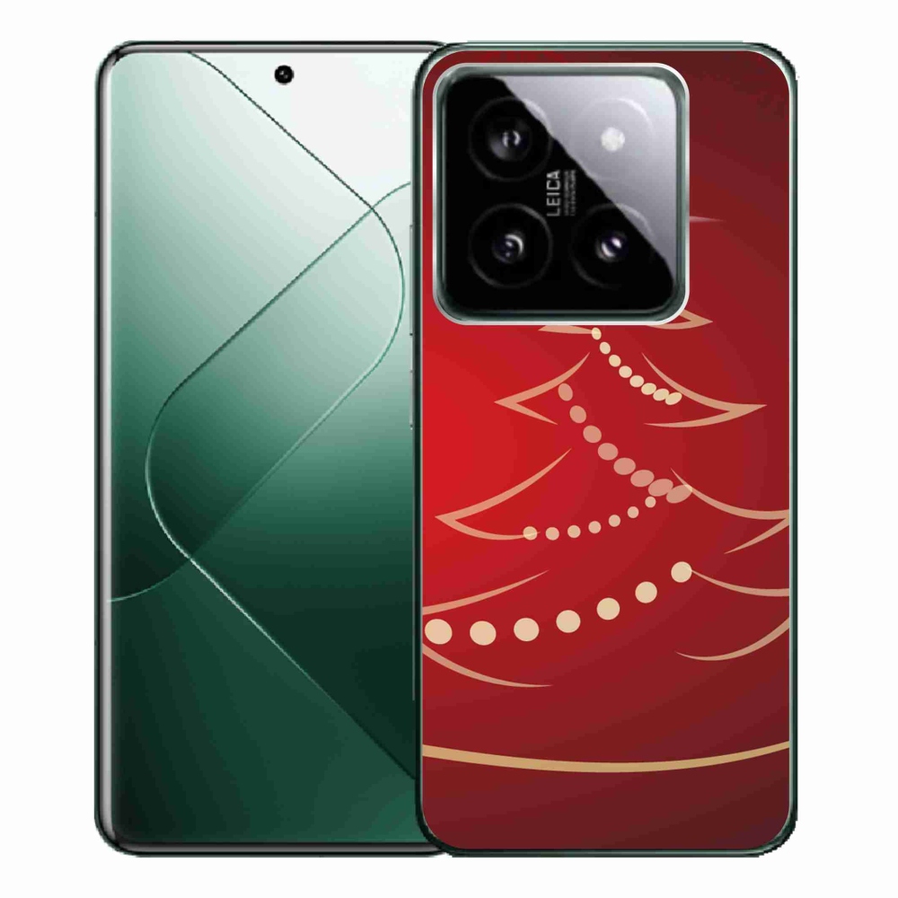 Gelový kryt mmCase na Xiaomi 14 Pro - kreslený vánoční stromek