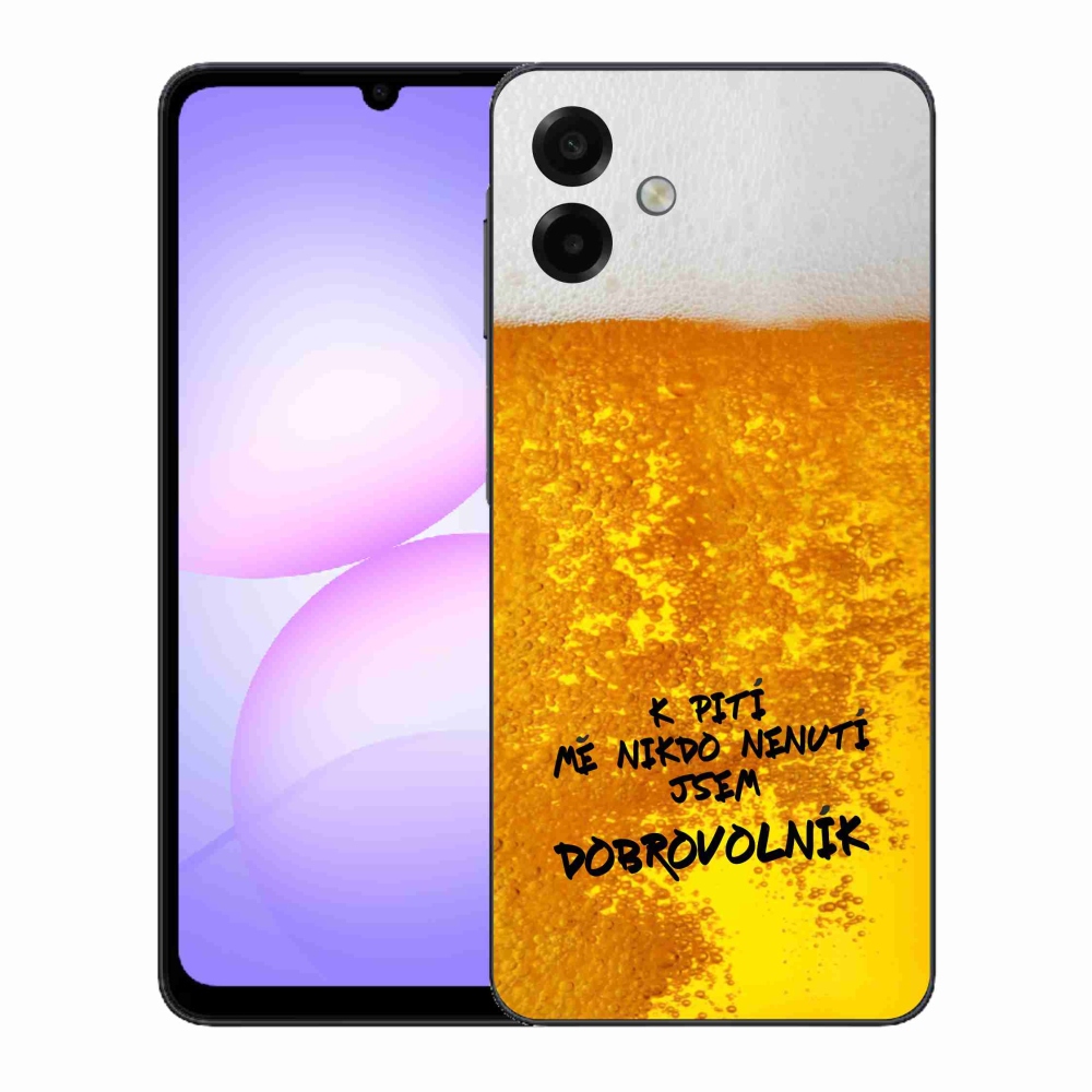 Gelový kryt mmCase na Samsung Galaxy A07 4G - pivní motiv 4