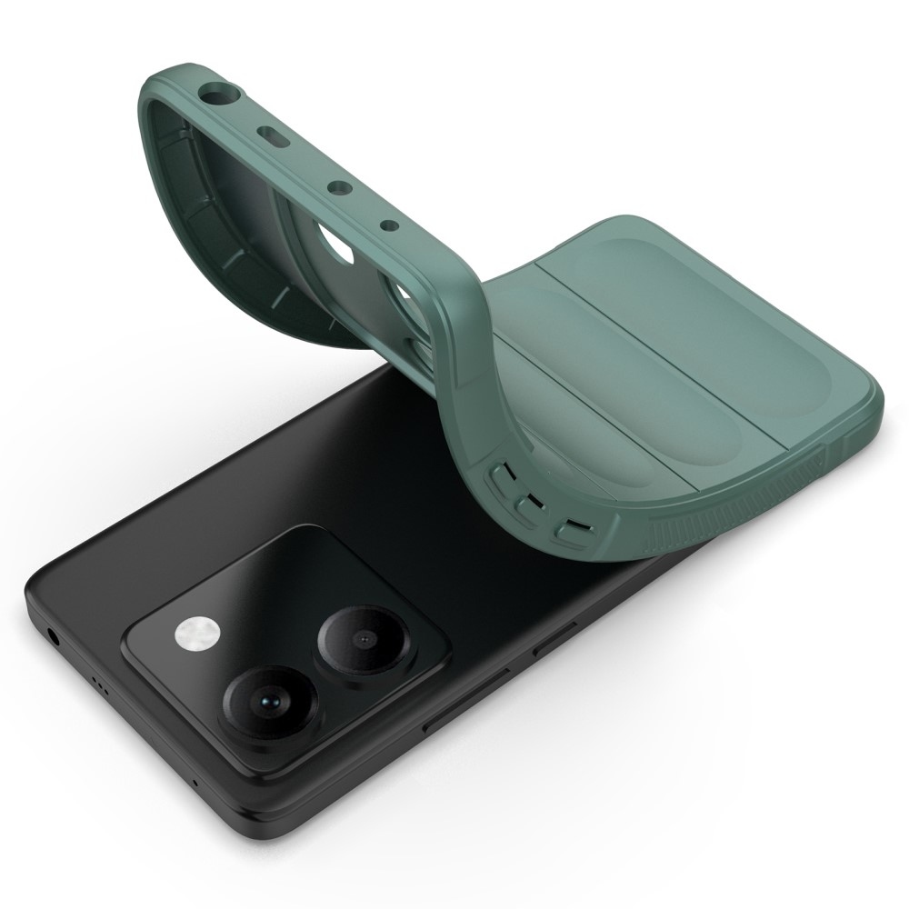 Rugg odolný gelový obal na Xiaomi Poco M7 Pro 5G - zelený