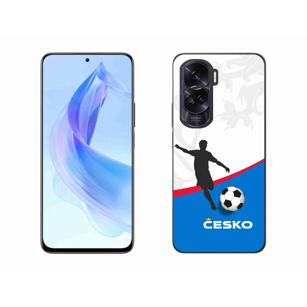 Gelový kryt mmCase na Honor 90 Lite - fotbal Česko 1
