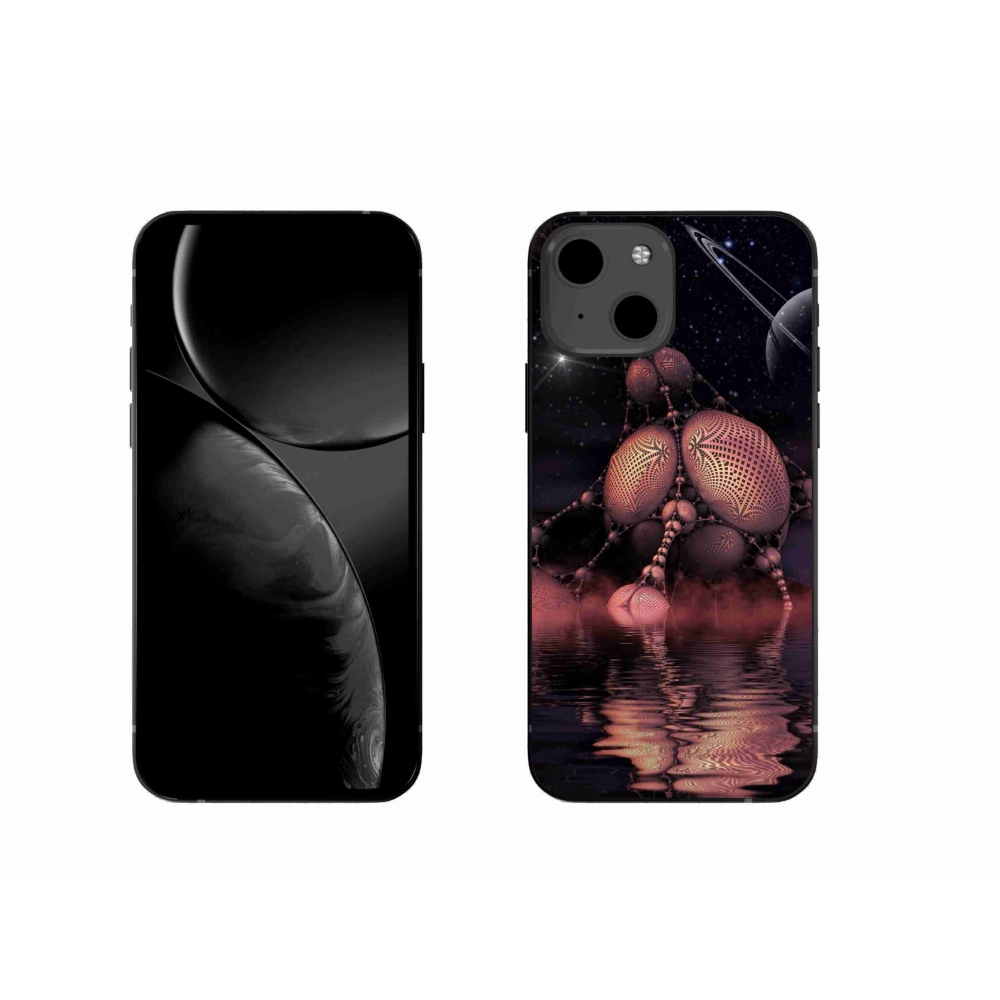 Gelový kryt mmCase na iPhone 13 - abstraktní motiv 19